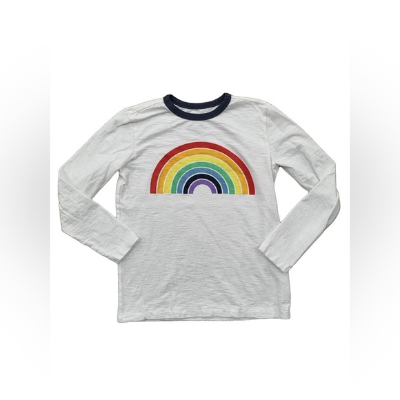 Primary Size 8-9 Rainbow Graphic Long Sleeve Tee - Picture 1 of 4
